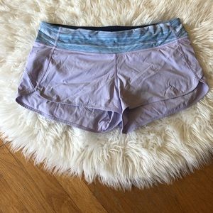 Lululemon Speed Shorts Lavender Size 10